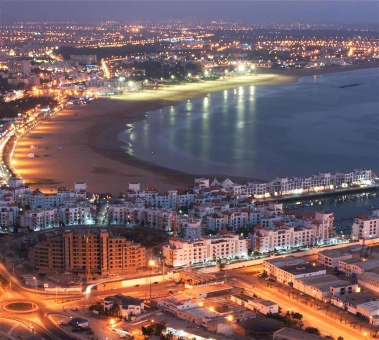 Appartement De Luxe ,Piscine,Parking,Terrasse Agadir Extérieur photo